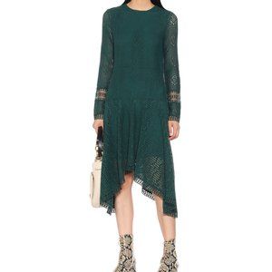 See by Chloe Wavy Long Sleeve Dress